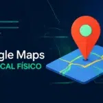 Ilustracion de un pin de Google Maps sobre un mapa, representando como aparecer en Google Maps sin tener un local fisico